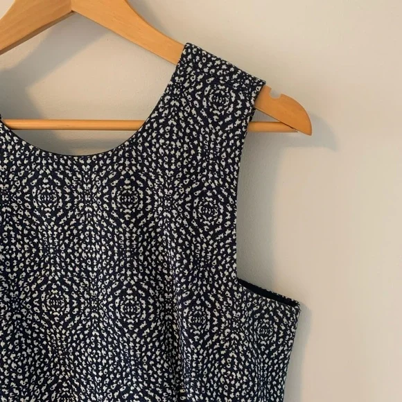 H&M | Navy and Cream Dress​ - Picture 2 of 8